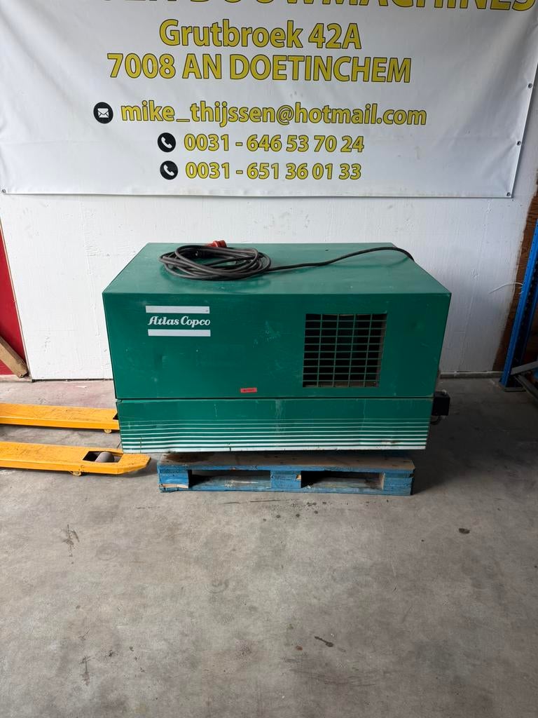 Atlas Copco compressor LF75 olievrij!, Ophalen, Zo goed als nieuw
