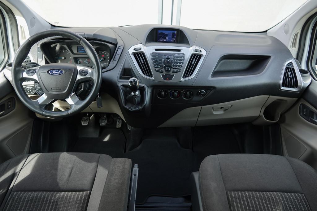 Ford Transit Custom L2H1 | 2.2 Tdci 100Pk | Dubbele Cabine |, Voorwielaandrijving, Euro 5, Gebruikt, Zwart