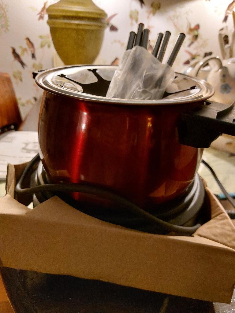 elektrisch fondueset, Ophalen of Verzenden, Nieuw, Elektrisch, Fondueset