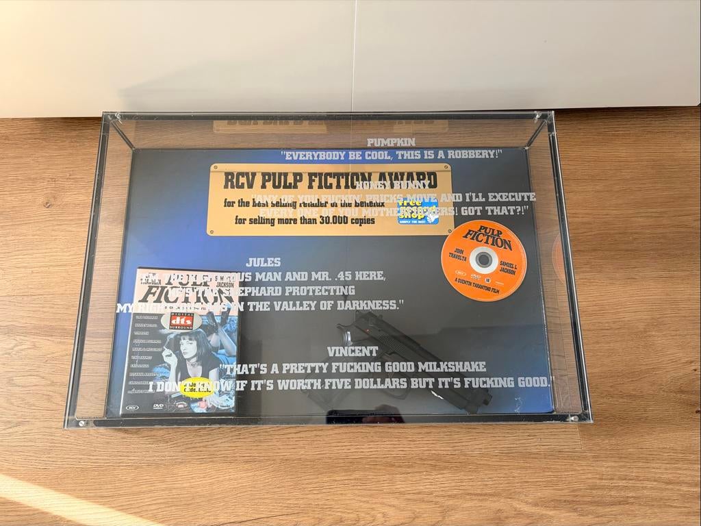 Pulp Fiction RCV Award Free Record Shop, Ophalen, Gebruikt, Film, Overige typen