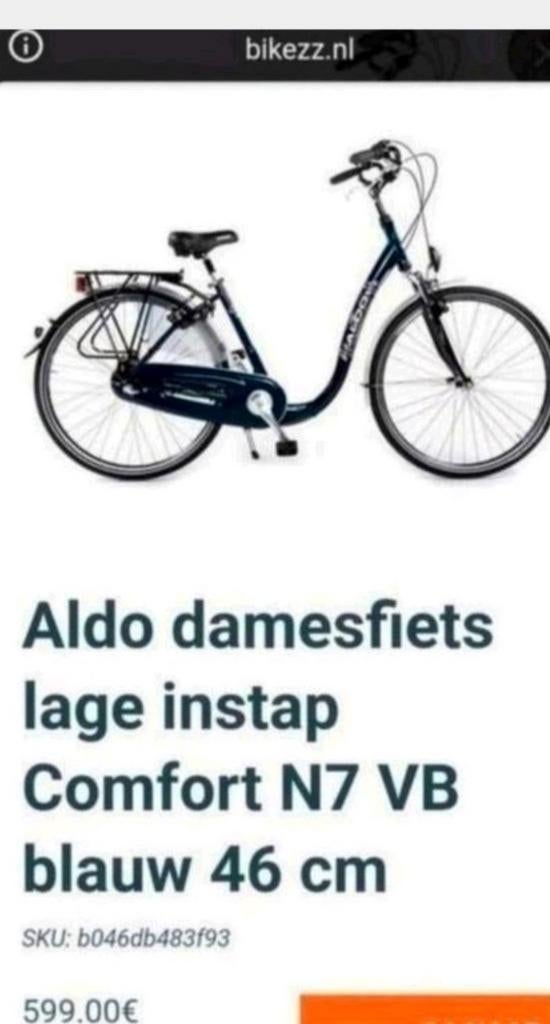 Aldo nieuwe Moederfiets Damesfiets Lage Instap.Ned.Fabrikant, Ophalen, Nieuw, Overige merken