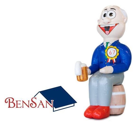 abraham huren met glas en bierton pvc bensan enter, Ophalen, Zo goed als nieuw, Abraham of Sarah