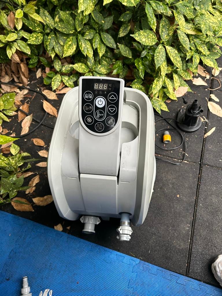 Grote opblaasbare Jacuzzi Lay-Z-Spa mauritius, Tuin en Terras, Ophalen, Gebruikt, Afdekzeil, Opblaasbaar