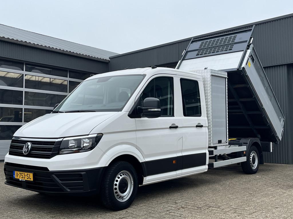 Volkswagen Crafter 35 2.0 TDI L4 DC 140pk Airco Cruise contr, Auto's, Bestelauto's, Voorwielaandrijving, Gebruikt, 4 cilinders