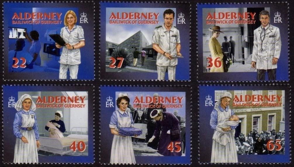 ALDERNEY 2001 Sociale Diensten (I) Gezondheidszorg, Postfris, Verzenden, Postfris