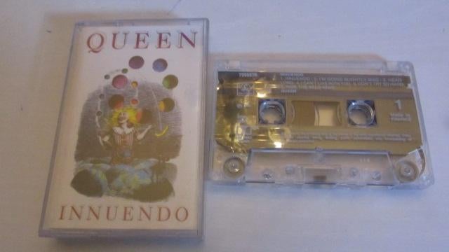 Queen Cassettebandje Innuendo { USA }, Gebruikt, 1 bandje, Ophalen of Verzenden, Origineel
