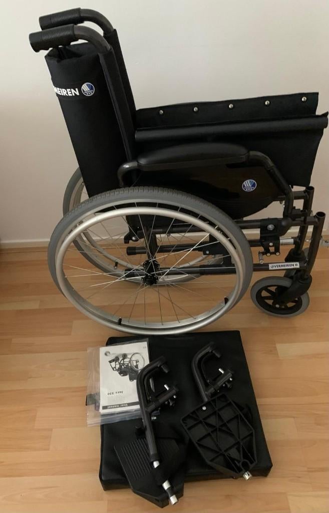 NIEUW rolstoel te koop, Ophalen, Inklapbaar, Zo goed als nieuw, Duwrolstoel