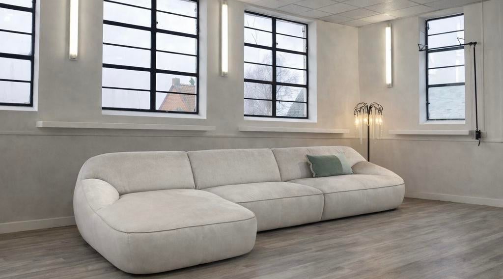 Pode by Leolux grote hoek/ loungebank Nivti NIEUW €6800,-, Ophalen, Nieuw, Vierpersoons of meer, Stof