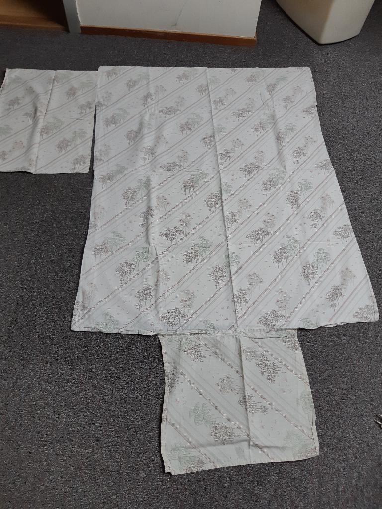 Dekbed overtrek kinder 95 x 120, Beige, Dekbedovertrek, Zo goed als nieuw, Verzenden