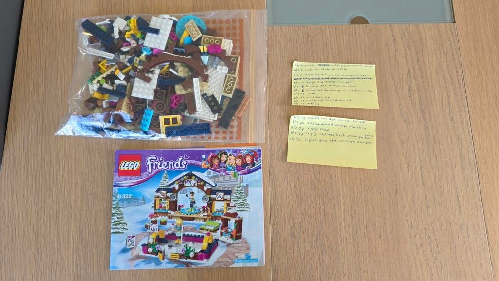 41322 Lego Friends Wintersport ijsbaan, Kinderen en Baby's, Speelgoed | Duplo en Lego, Gebruikt, Lego, Complete set, Inclusief instructies