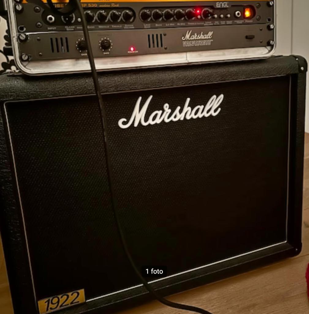 Marshall 1922 Cabinet (2x12 - 150W/75W), Muziek en Instrumenten, Ophalen, Zo goed als nieuw, Gitaar, 100 watt of meer