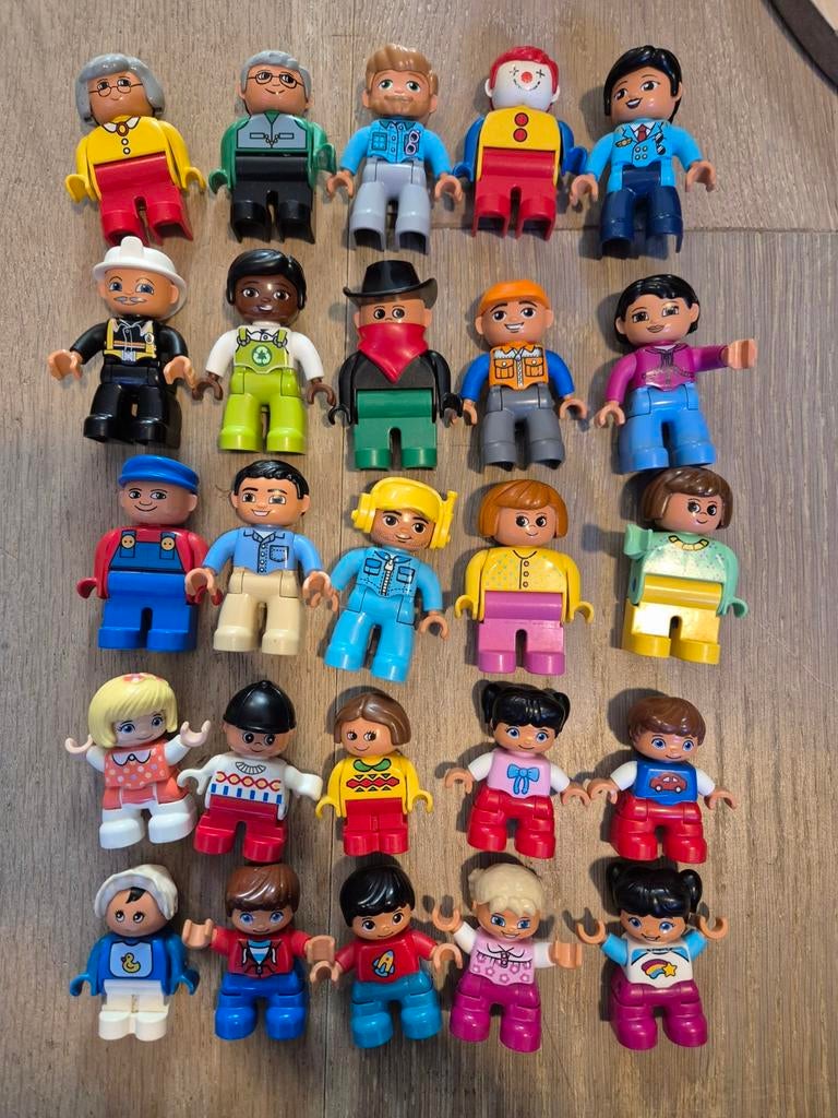 25 Duplo poppetjes, Ophalen of Verzenden, Duplo