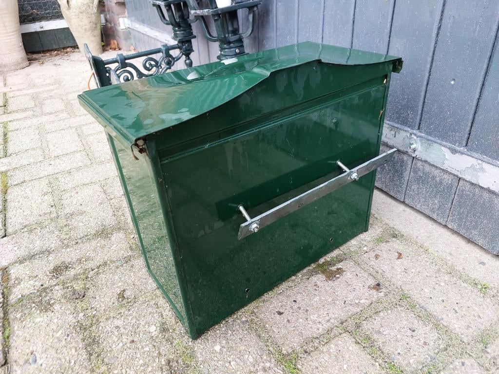 Groene brievenbus, Tuin en Terras, Brievenbussen, Ophalen of Verzenden, Gebruikt, Kunststof
