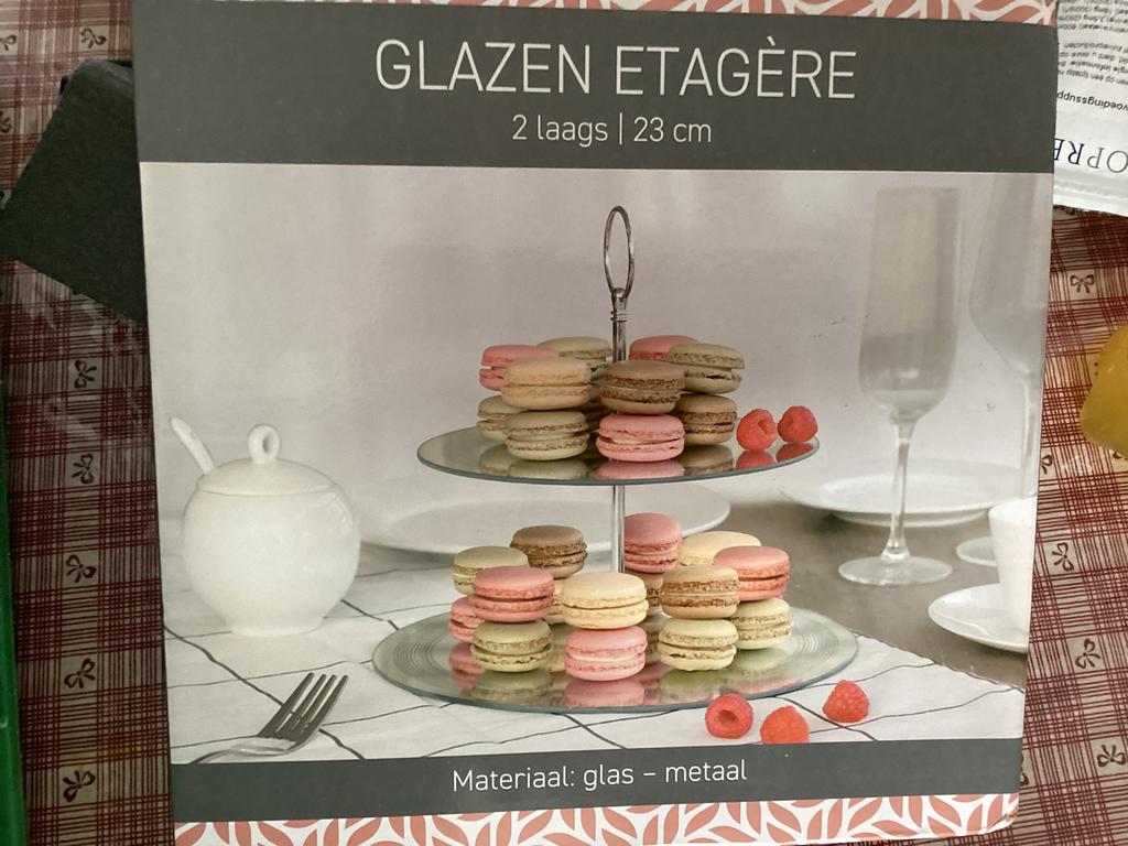 2 laags etagere, Ophalen, Zo goed als nieuw