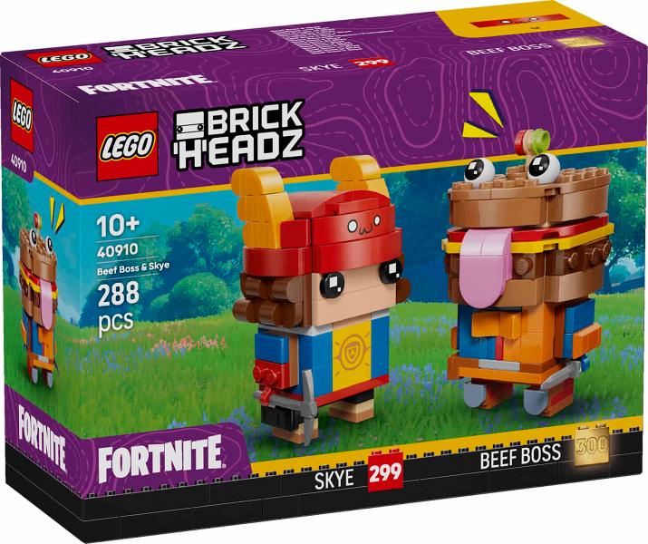 Lego BrickHeadz Fortnite 40910 Beef Boss & Skye (NIEUW), BrickHeadz, Lego, Ophalen of Verzenden, Complete set