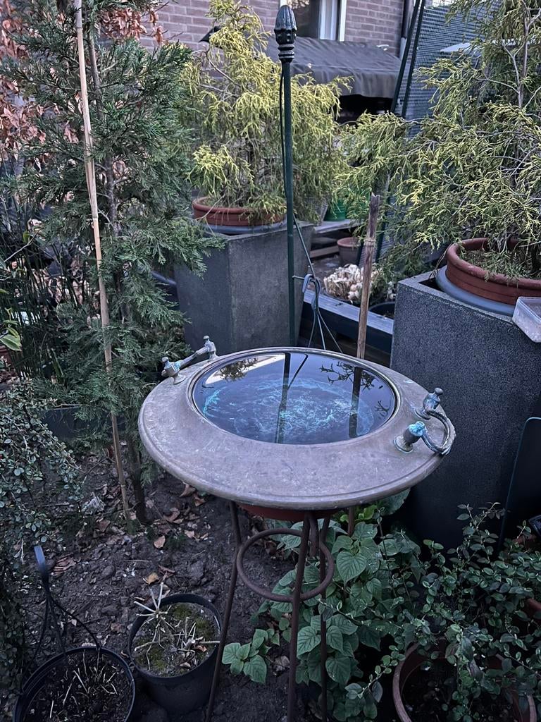 Vogel drnkschaal van koper, Ophalen of Verzenden, Zo goed als nieuw, Gietijzer, Overige typen