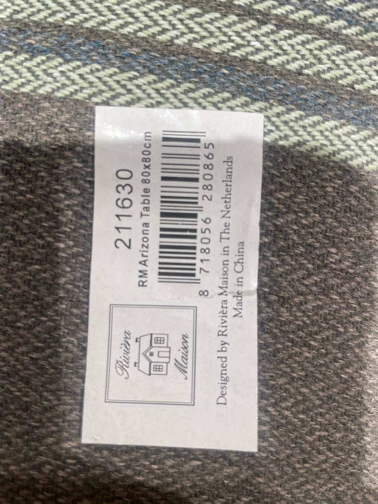 Riviera Maison stoel met hocker, Gebruikt, Bruin, Ophalen of Verzenden, Eén