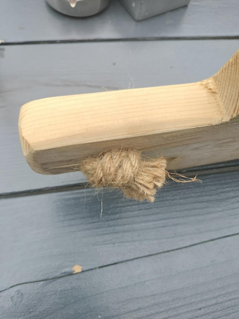 Steigerhouten borrelplank, Ophalen, Gebruikt, Rechthoekig, Hout