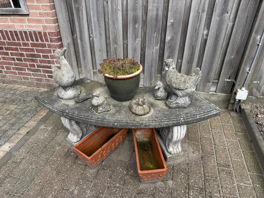 Betonnen bankje, Ophalen, Gebruikt, Overige materialen