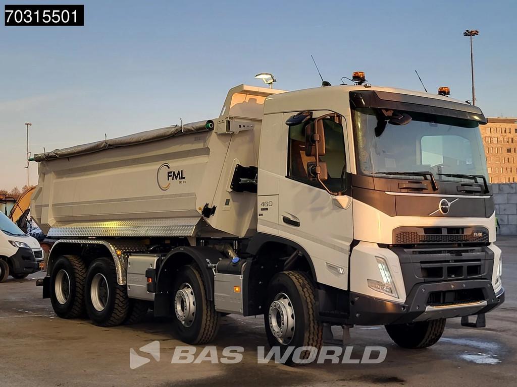 Volvo FMX 460 8X4 NEW! 13L Engine 18m3 Wielton Kipper Steels, Auto's, Automaat, 460 pk, Euro 6, Wit