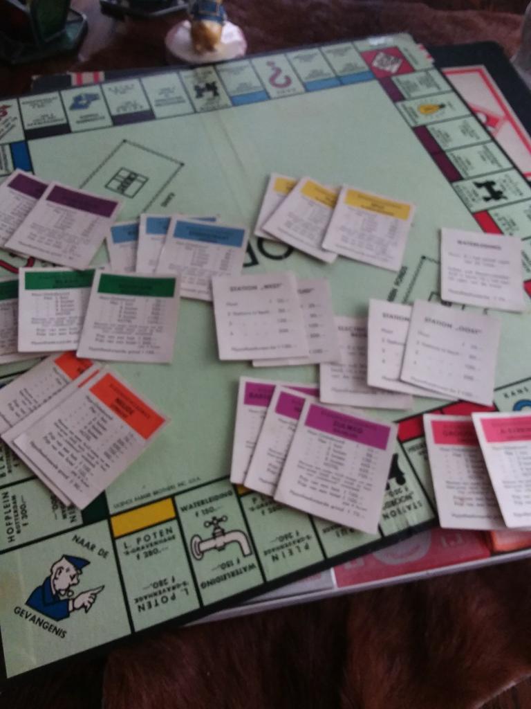 Oude monopoly spel met de gulden briefjes, Antiek en Kunst, Ophalen of Verzenden