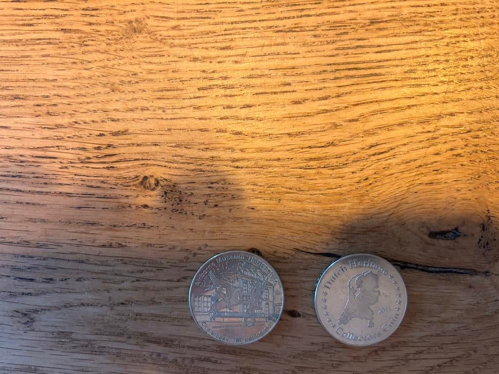 2 munten speciale uitgave airborne museum, Ophalen of Verzenden, Koningin Beatrix, Euro's