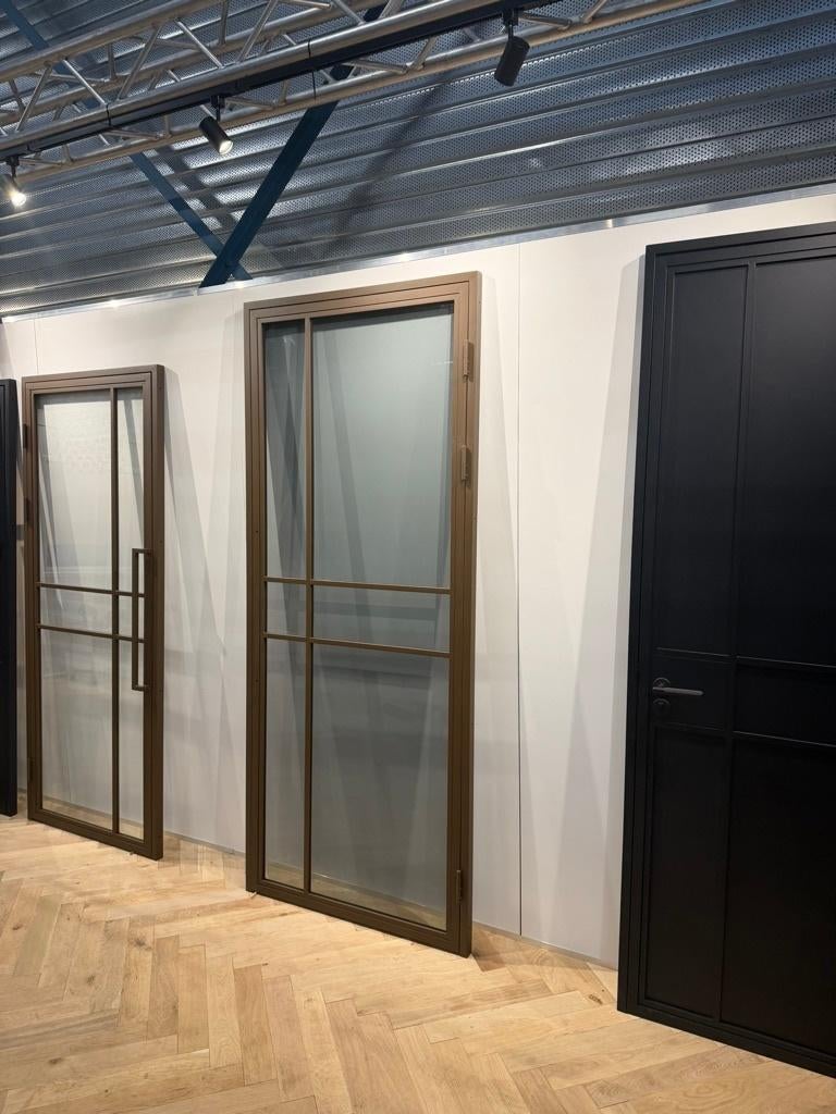 Bronze stalen deuren - TIJDELIJKE VOORRAAD - Op=op!, Doe-het-zelf en Verbouw, 80 tot 100 cm, Binnendeur, Nieuw, Ophalen of Verzenden