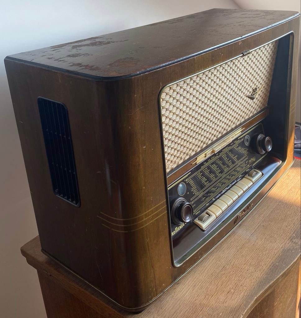 Vintage Nordmende Fidelio 56 Buizenradio Jaren '50, Ophalen