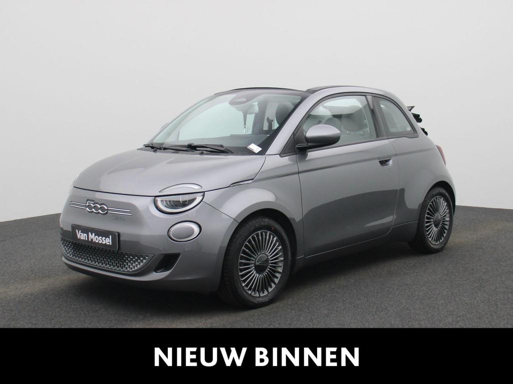 Fiat 500C 500e 42 kWh Icon | Climate Control / ECC | Open da, Auto's, Stof, Gebruikt, 118 pk, Cabriolet