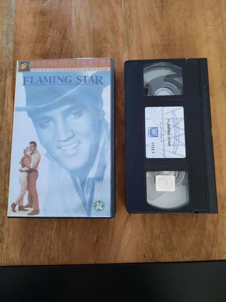 Elvis Presley - Flaming Star VHS - Origineel Collectors Item, Vanaf 12 jaar, Ophalen of Verzenden, Gebruikt, Actie en Avontuur