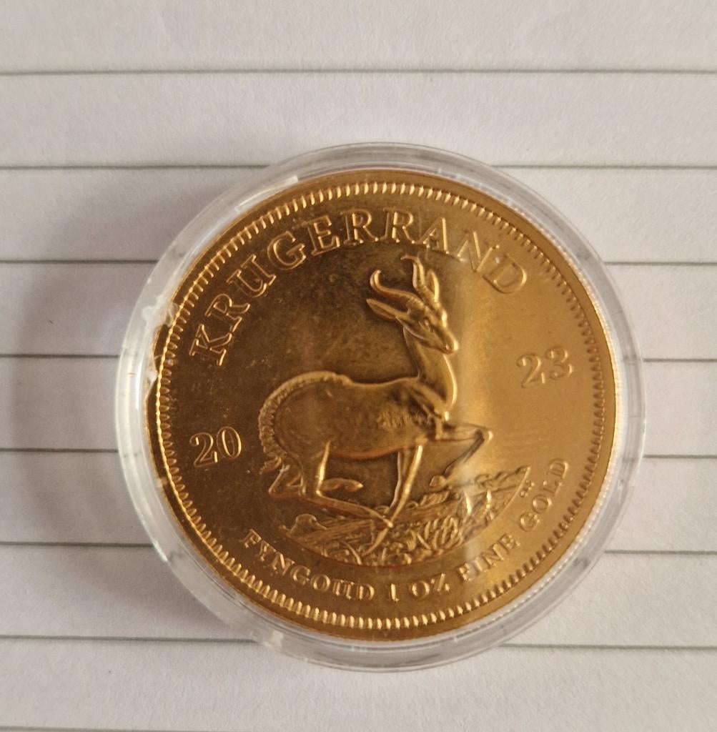 Gouden krugerrand 1 oz, Ophalen of Verzenden, Overige landen, Losse munt, Goud