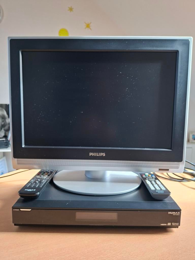 Philips TV met Humax ontvanger/ recorder voor o.a. Ziggo, Ophalen, Philips, Gebruikt, 50 Hz