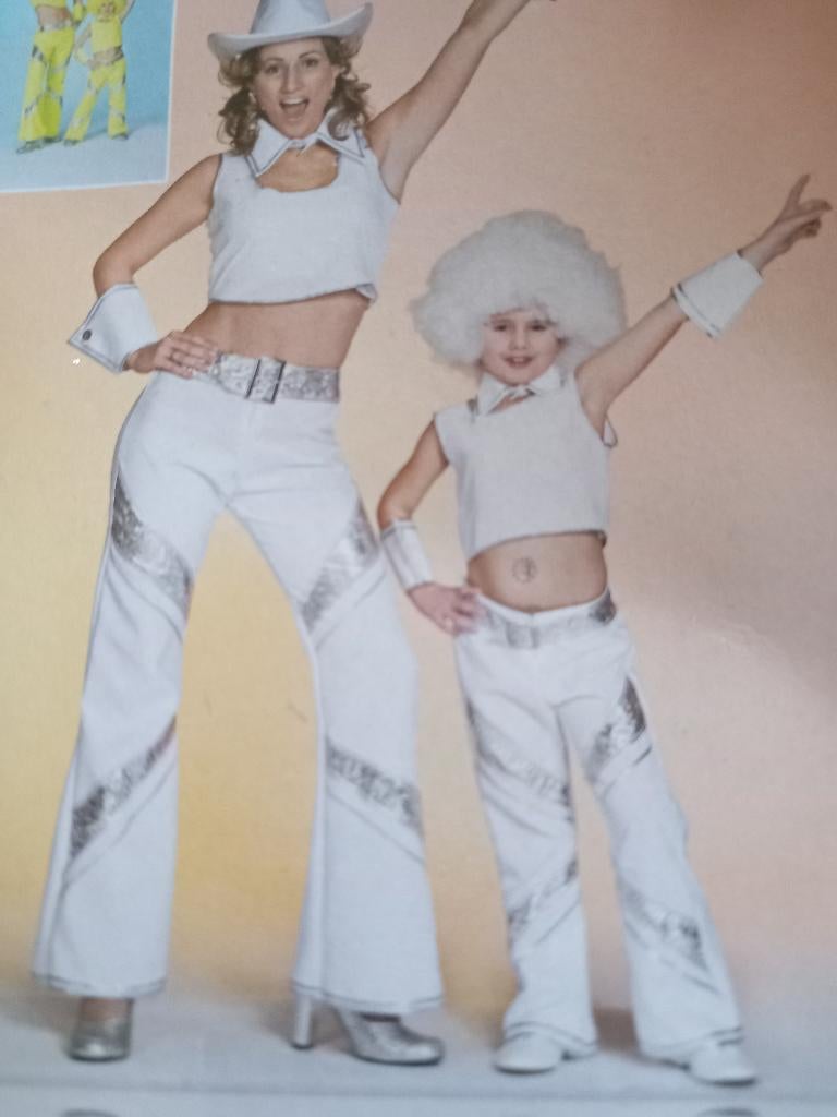 Carnaval disco queen, Kleding | Dames, Carnavalskleding en Feestkleding, Carnaval, Maat 42/44 (L), Nieuw, Ophalen of Verzenden