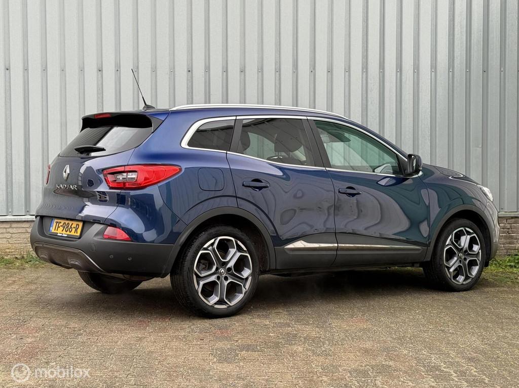 Renault Kadjar 1.2 TCe | Leder | Elek. stoel | Camera, Auto's, Renault, Voorwielaandrijving, Kadjar, 4 cilinders, Blauw