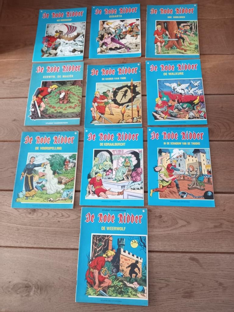 Boekjes de Rode Ridder, Meerdere stripboeken, Ophalen of Verzenden, Gelezen
