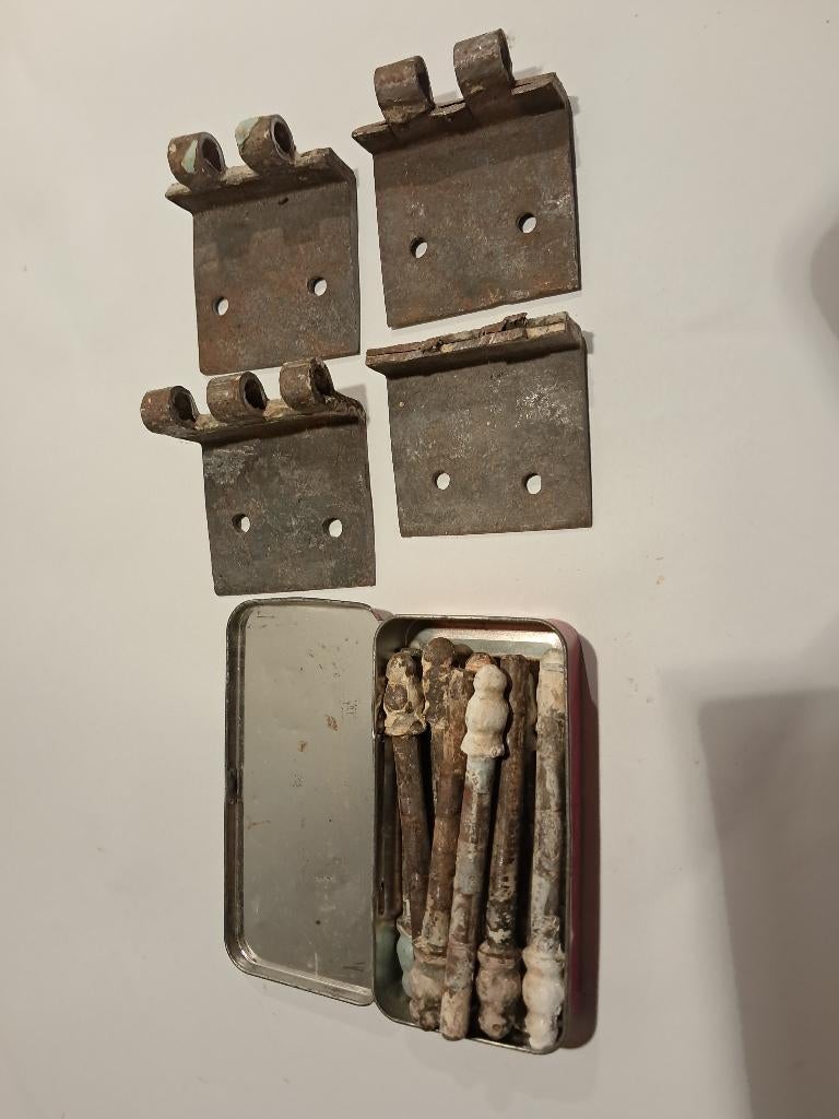 antieke scharnieren, Antiek en Kunst, Ophalen of Verzenden