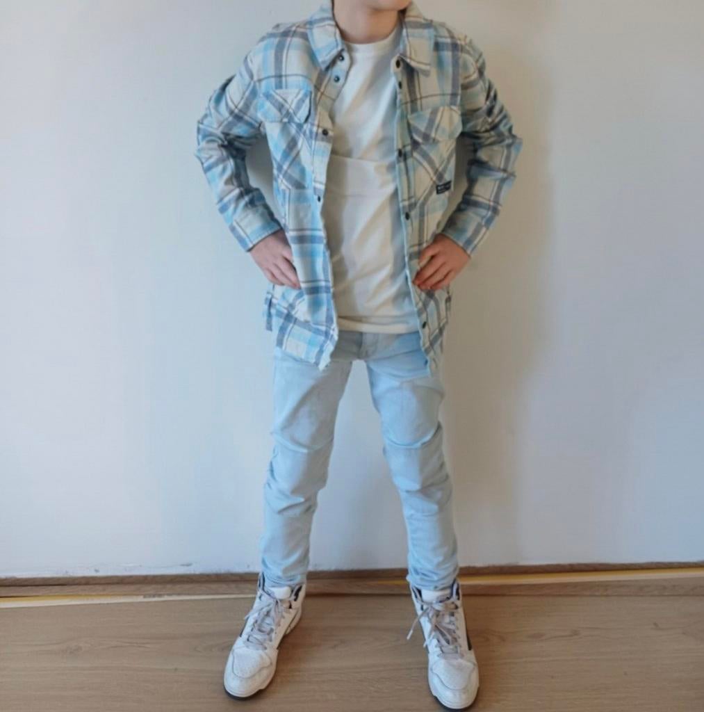 Indian blue jeans set jongen maat 146-152, Gebruikt, Ophalen of Verzenden, Setje, Jongen