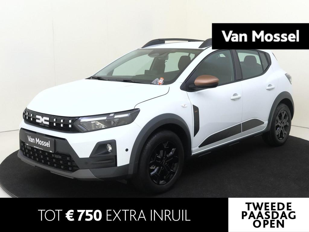 Dacia Sandero Stepway 1.0 TCe 110 extreme | Demo | Camera |, Auto's, Stof, Euro 6, 1070 kg, Wit