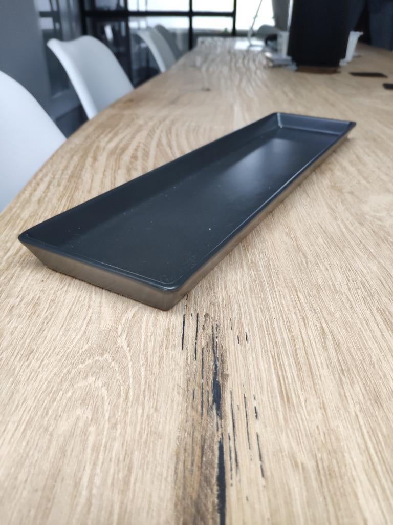Ikea serveertray dienblad antraciet, Ophalen of Verzenden, Zo goed als nieuw, Rechthoekig, Overige materialen