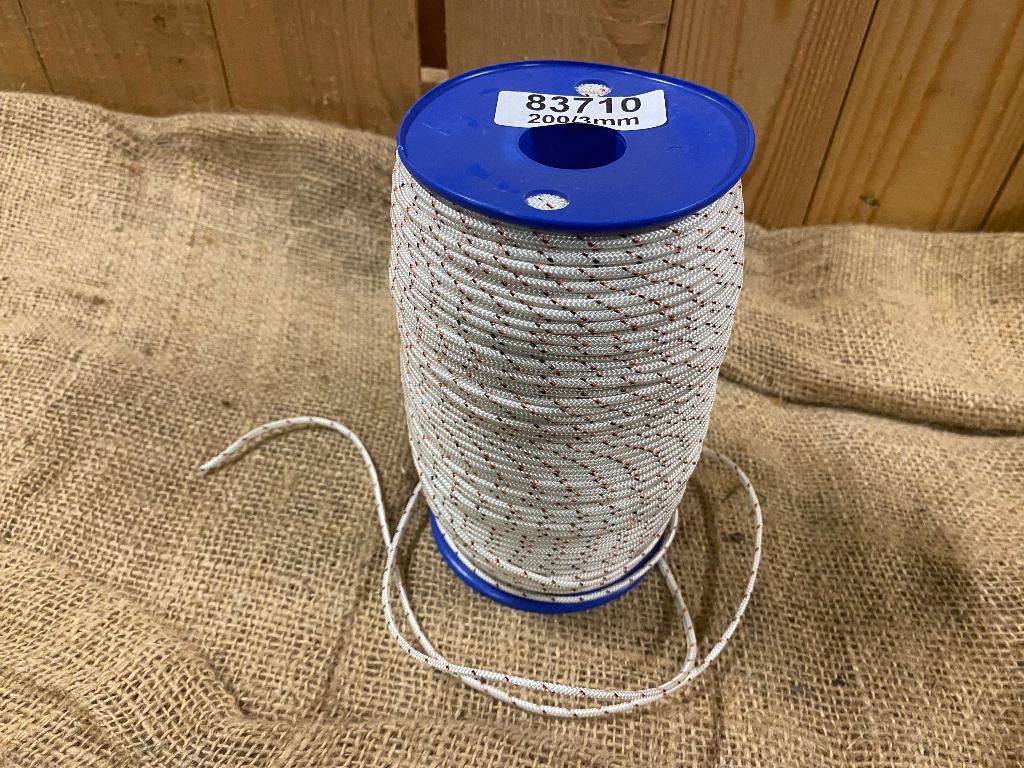 TOUW POLYESTER 3mm haspels a 200mtr., Ophalen, Nieuw