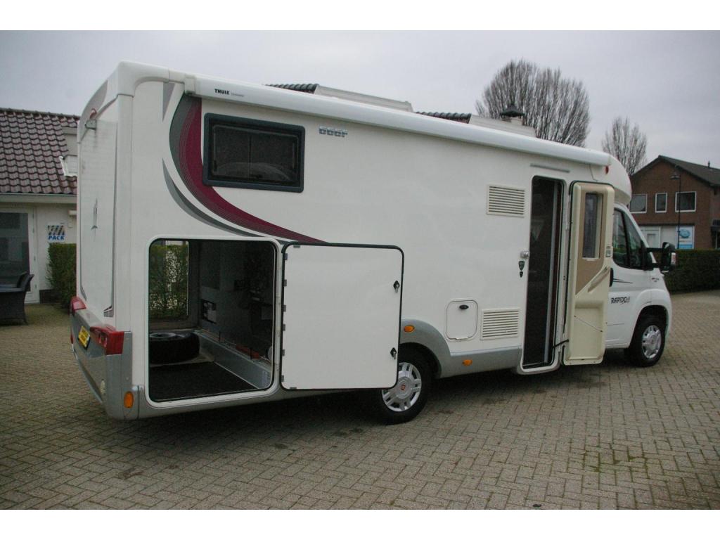 Rapido Le Randonneur 666 F Enkele bedden, XXL Garage, Caravans en Kamperen, Campers, Ringverwarming, Fiat, Bedrijf, Rapido