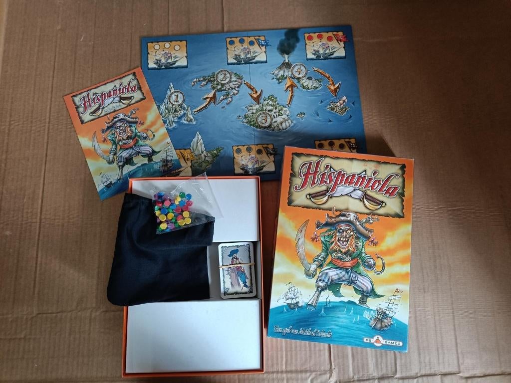 Hispaniola Bordspel - Piraten - nieuwstaat, Ophalen of Verzenden, Zo goed als nieuw