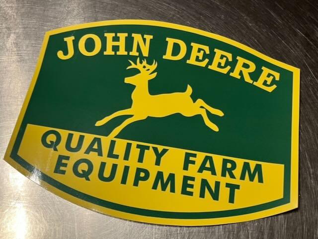 JOHN  DEERE  sticker  25  19,5 cm, Ophalen of Verzenden, Nieuw, Auto's