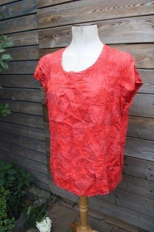Tuniek rood Paprika mt 3 (48) Vaste prijs AANBIEDING, Verzenden, Maat 46/48 (XL) of groter, Zo goed als nieuw, Paprika