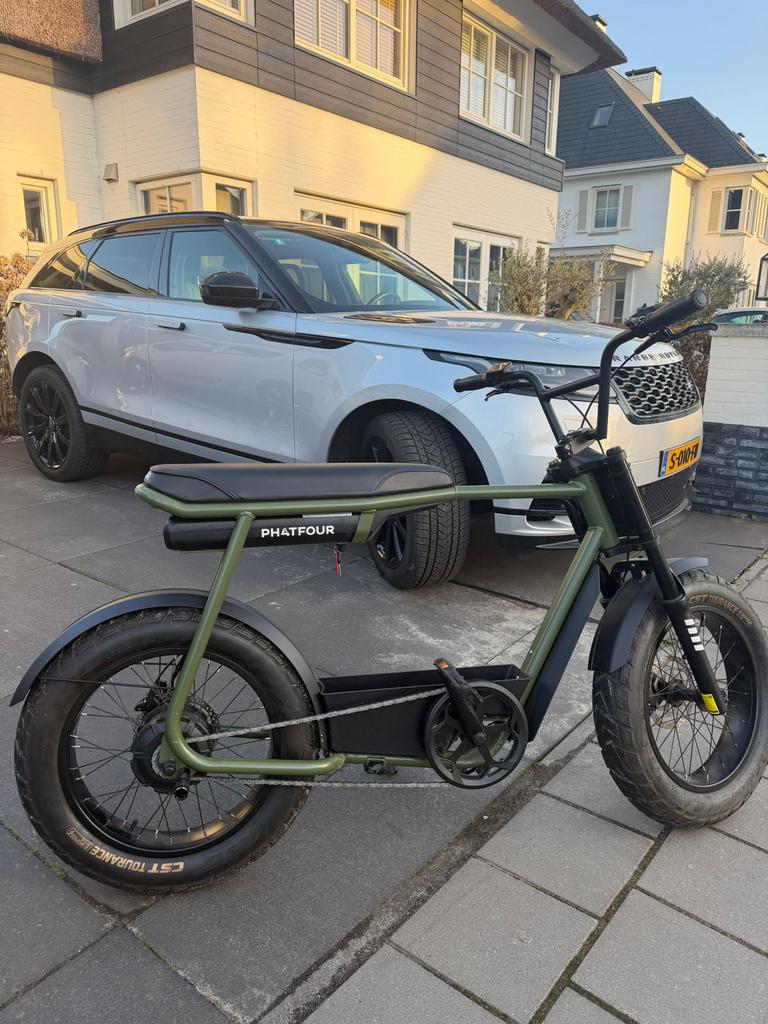 Phatfour FLX – Zwart – 522Wh – Elektrische Fatbike, Nieuw, Minder dan 47 cm, 50 km per accu of meer, Ophalen