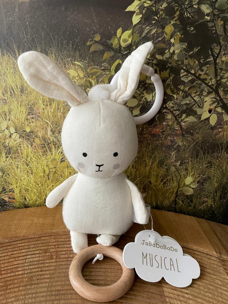 Muziekdoosje konijn Jabadabado, Ophalen of Verzenden, Nieuw, Overige typen, Met geluid
