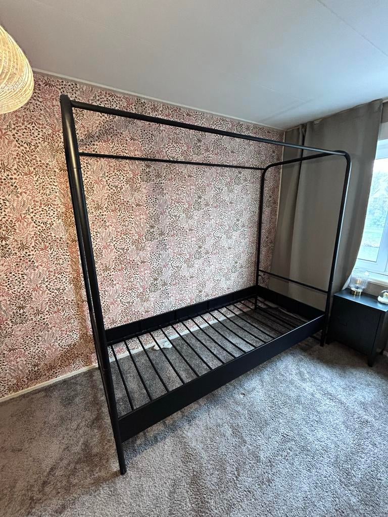 Eenpersoons hemelbed van vtwonen, Ophalen, Gebruikt, 90 cm, Eenpersoons