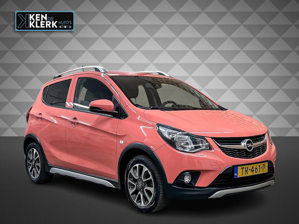 Opel KARL 1.0 Rocks Online Edition ROZE |Carplay | Navi |NAP, Auto's, Voorwielaandrijving, 839 kg, Gebruikt, Euro 6