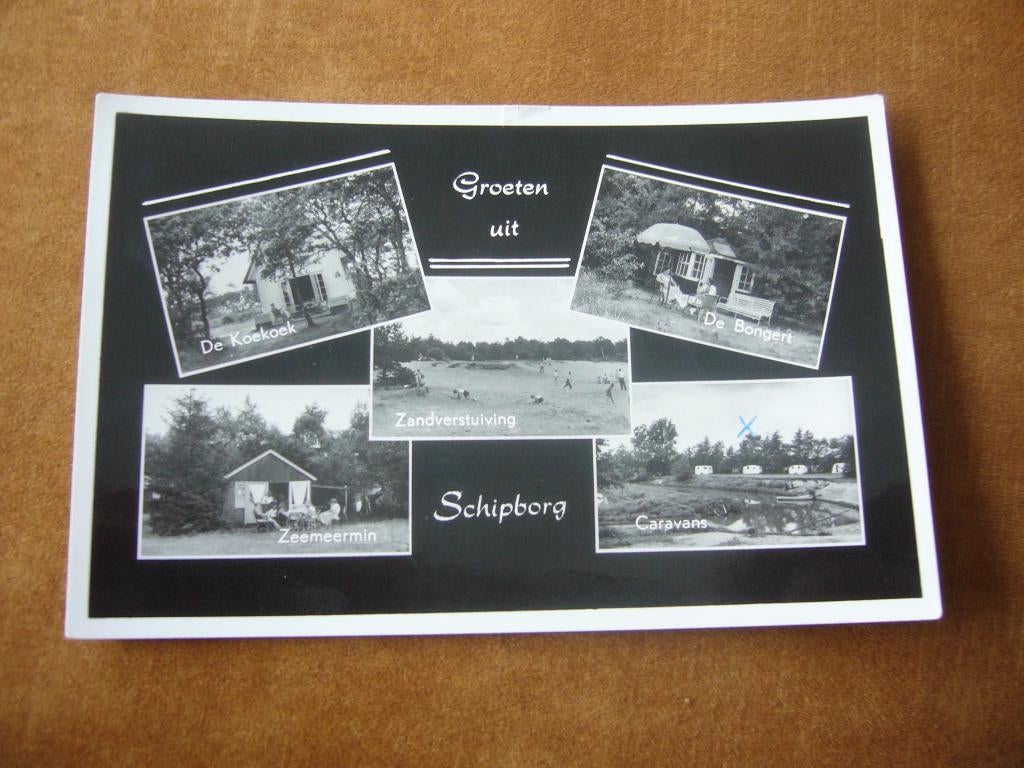 SCHIPBORG  =  5 LUIK, Ophalen of Verzenden, 1940 tot 1960, Gelopen, Drenthe