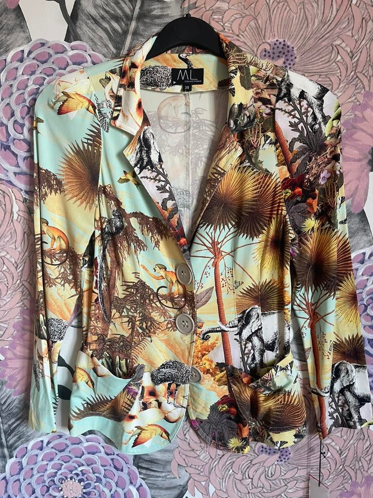 ML collections prachtige blazer maat 38, Maat 38/40 (M), Ophalen of Verzenden, Zo goed als nieuw, X